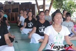 bikram yoga benefits International Yoga Day Bali
