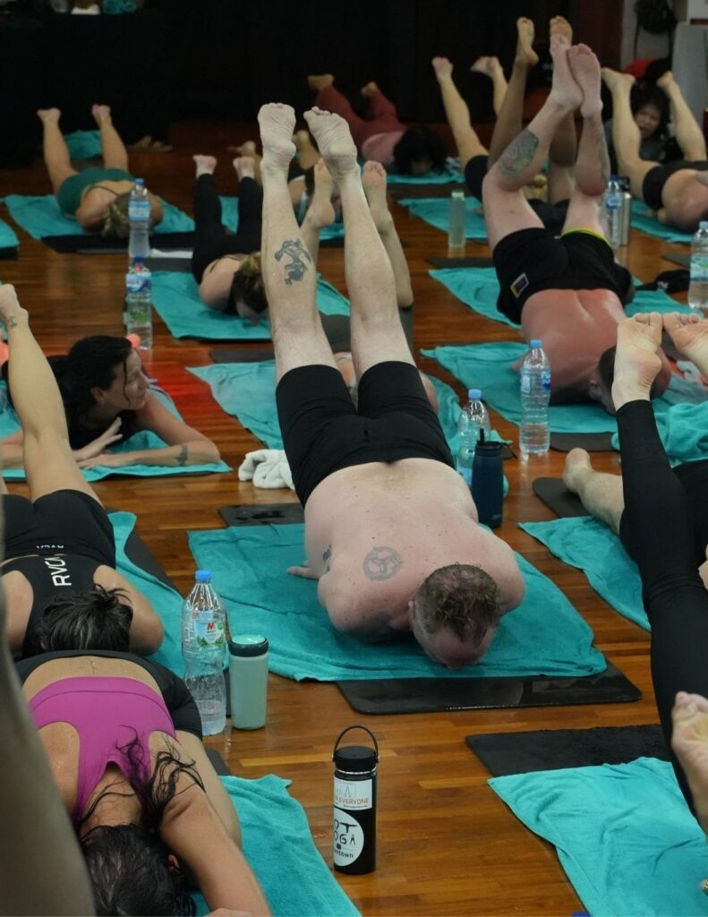 hot yoga class