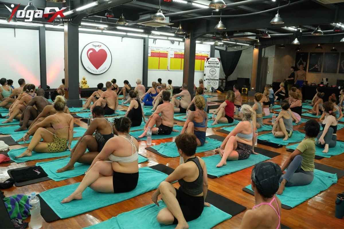 Bikram yoga 60 minutes class at YogaFX Bali Bikram yoga 60 minutes class at YogaFX Bali