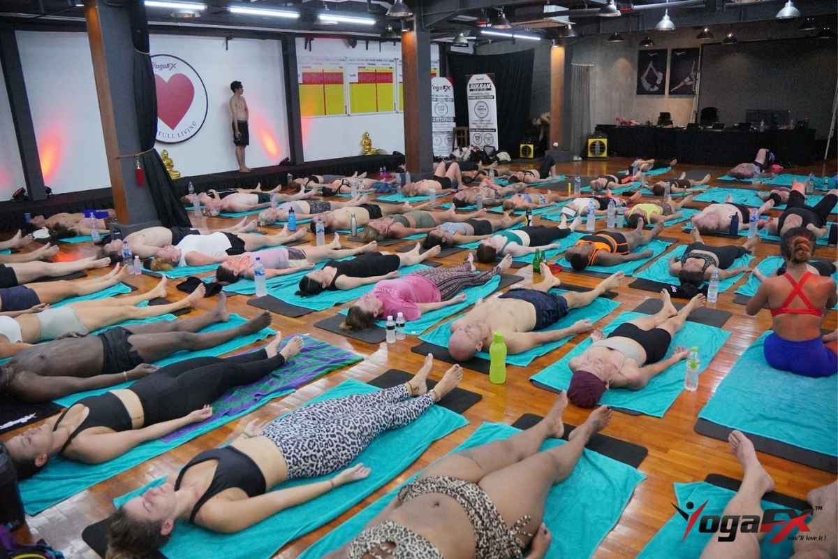 Bikram yoga 90 minutes full class at YogaFX Bali Bikram yoga 90 minutes full class at YogaFX Bali