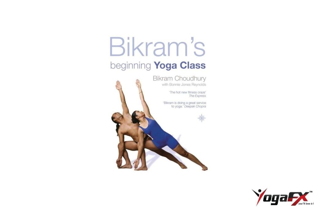 Bikrams Beginning Yoga Class book cover revised 2000 edition by Bikram Choudhury original 26 posture guide with dialogue ISBN 9781585420209